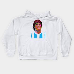 maradona-argentina soccer Kids Hoodie